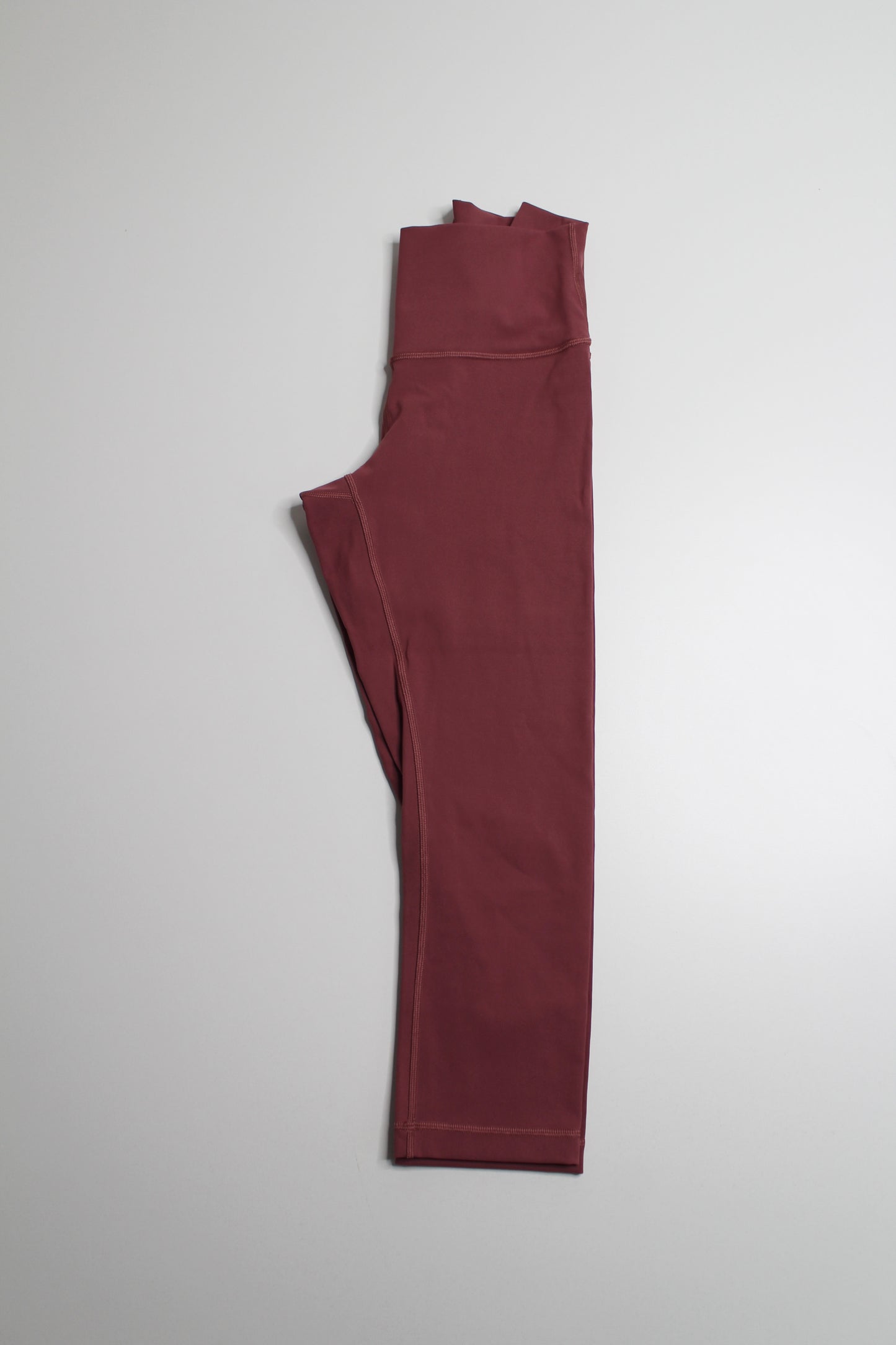 Lululemon so merlot high rise 'wunder under' crop legging, size 6 (21”) (price reduced: was $48)
