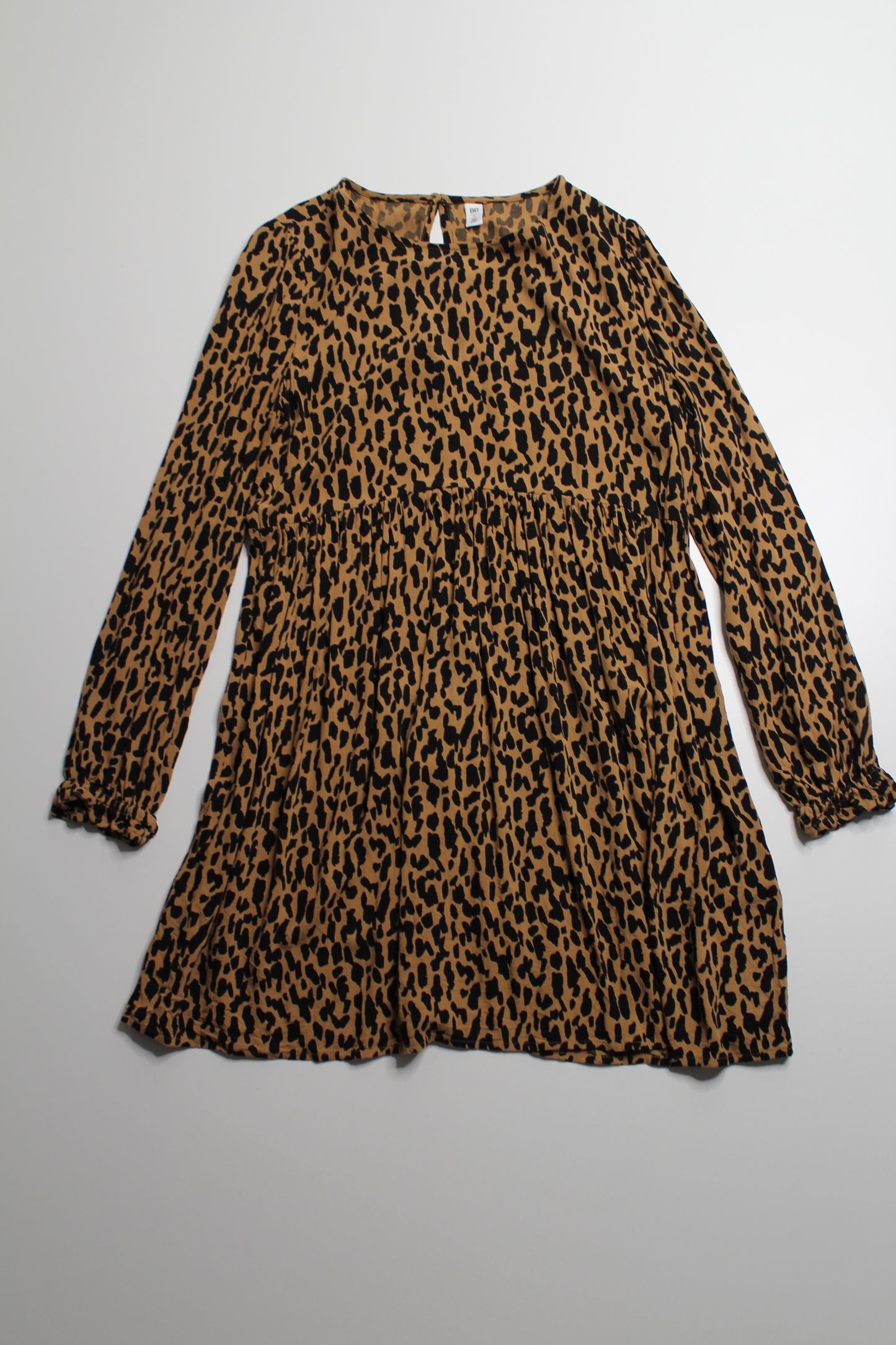 Nordstrom B.P. leopard print babydoll dress, size small (additional 50% off)