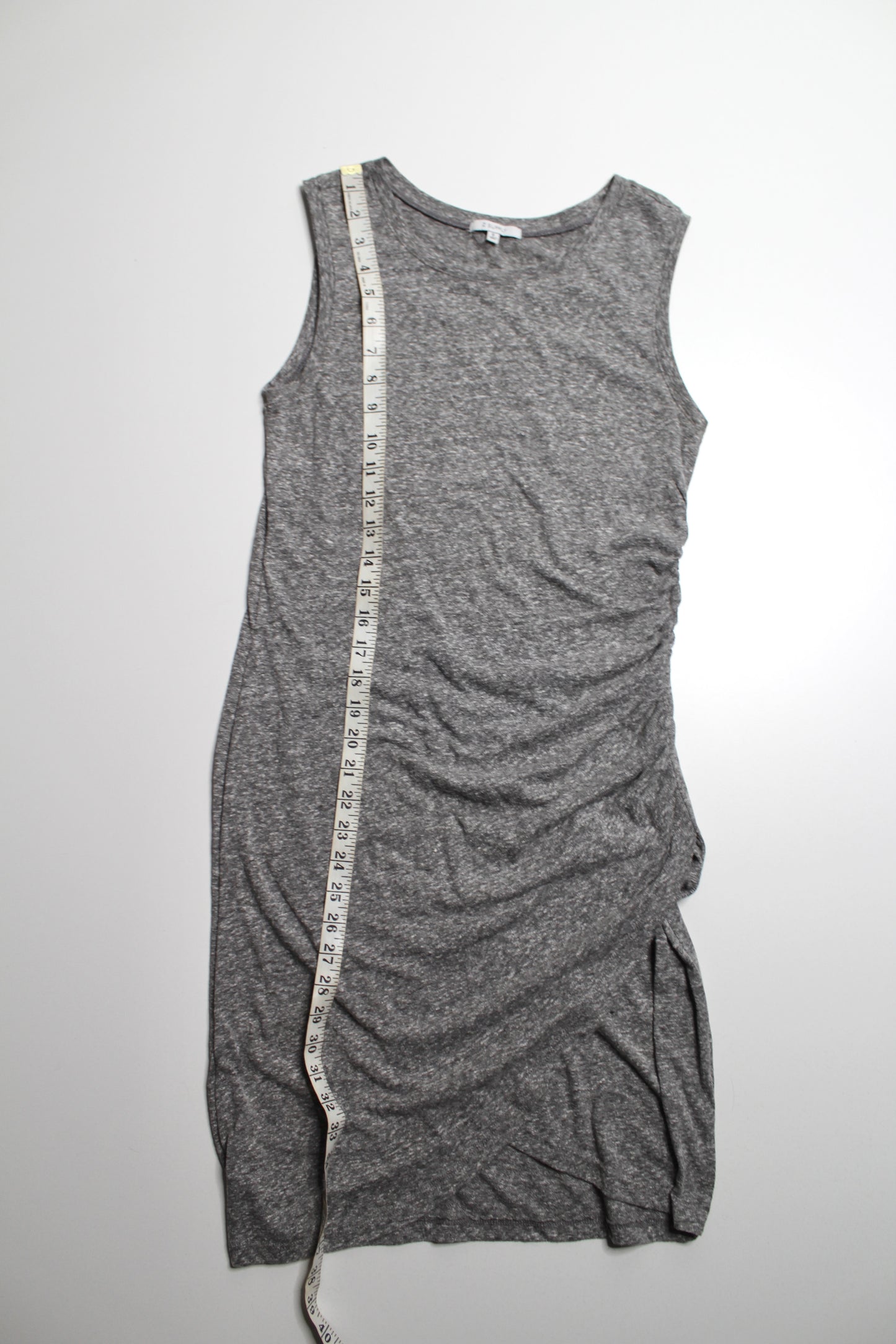 Z Supply grey faux wrap tank dress, size small