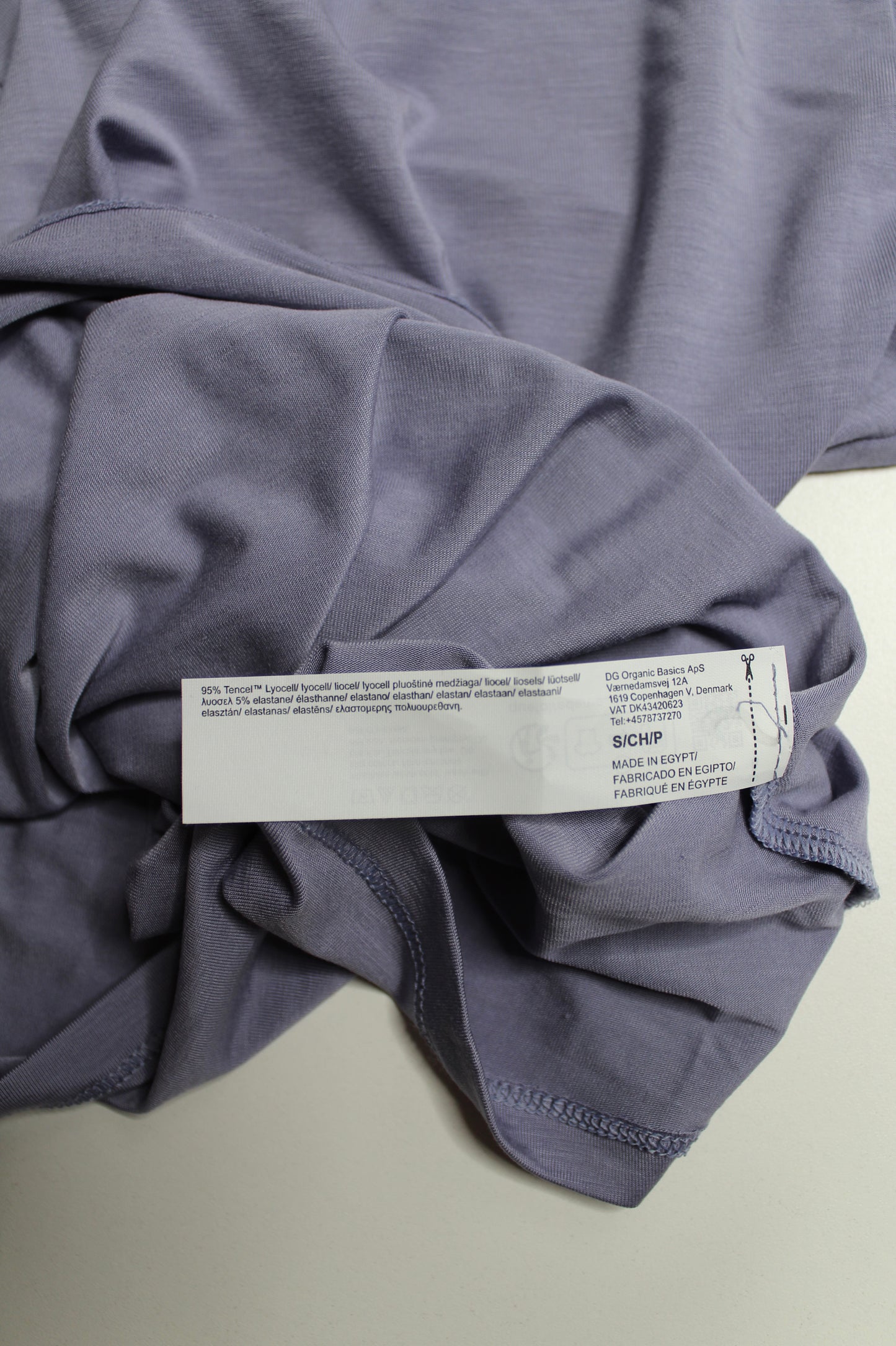 Organic Basics purple tencel t shirt, size small (was $20)