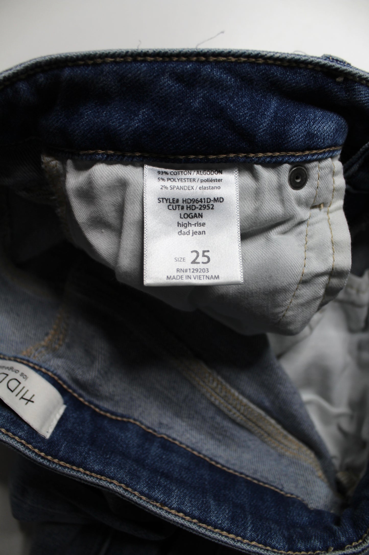 Nordstrom Hidden wide leg jeans, size 25