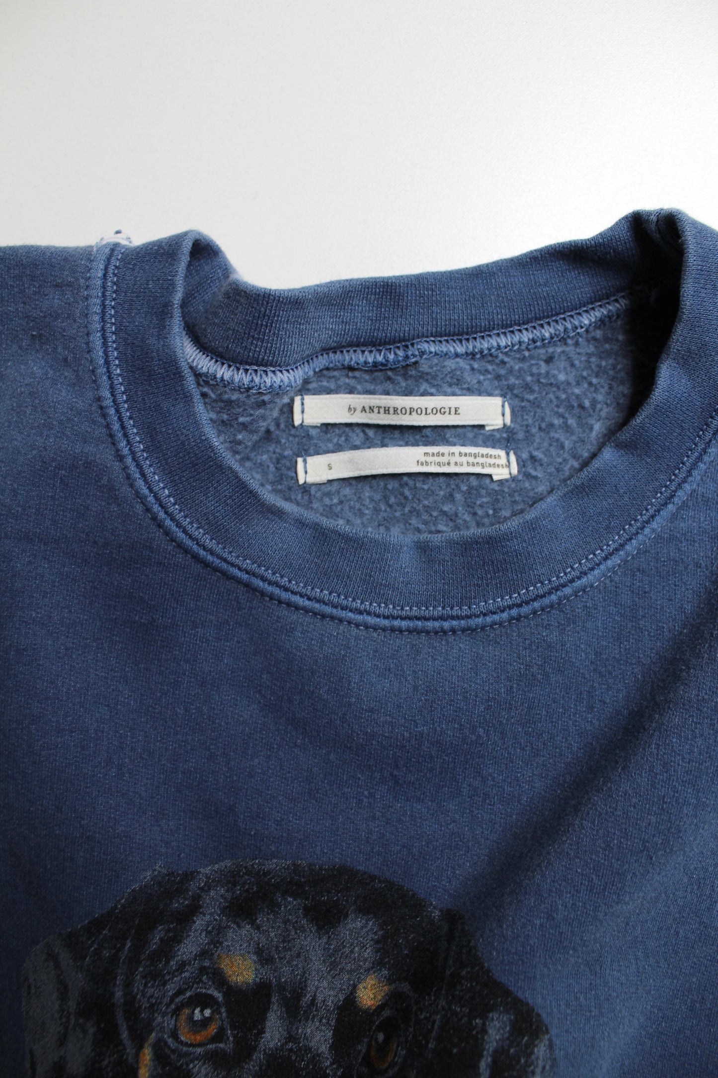 Anthropologie dachshund graphic sweater, size small (oversized fit)