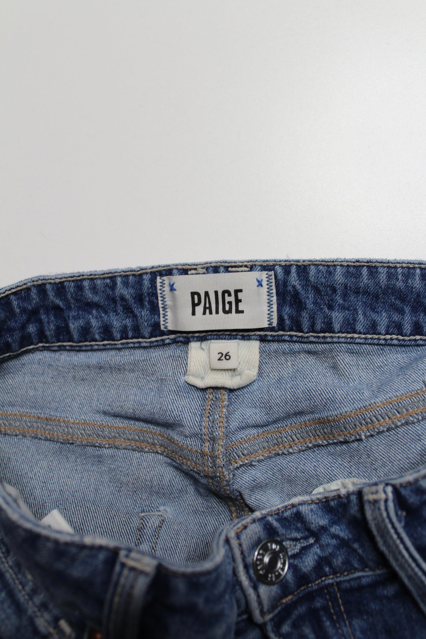 Paige high rise ‘Stella crop’ jeans, size 26