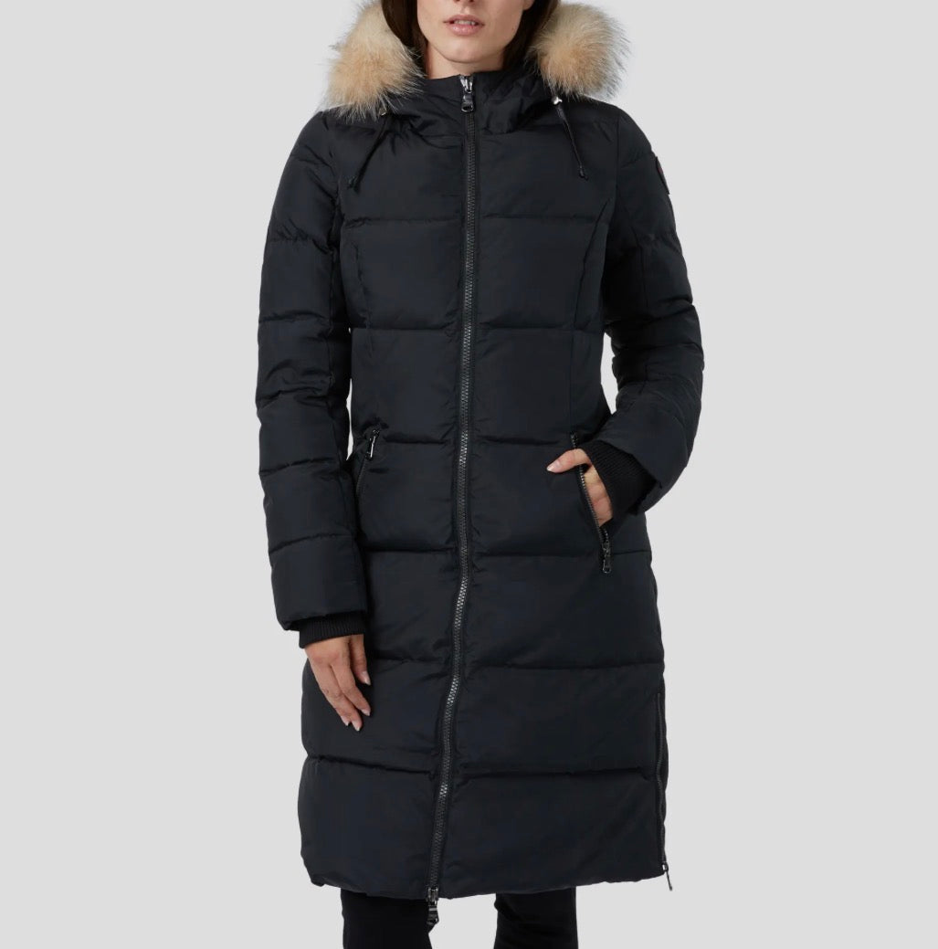 PAJAR winter coat with fur trim, size medium