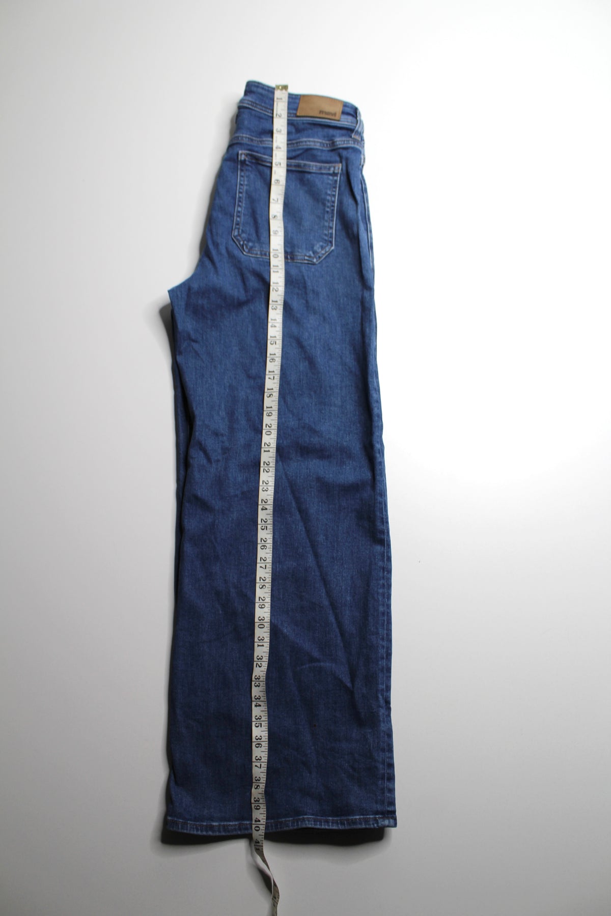 Mavi paloma marine mid rise wide leg jeans, size 28