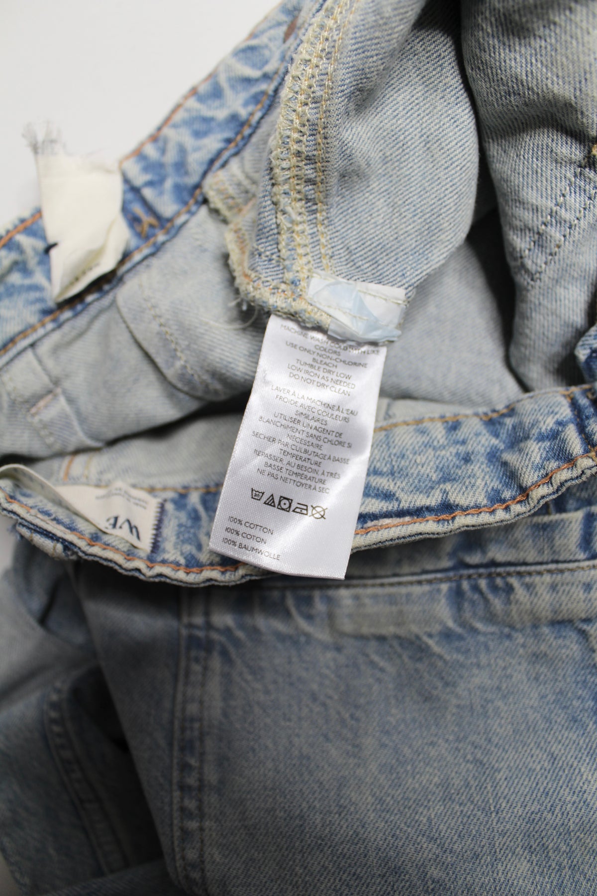 Free People We The Free la la land 'palmer' cuffed wide leg jeans, size 24 (relaxed fit)