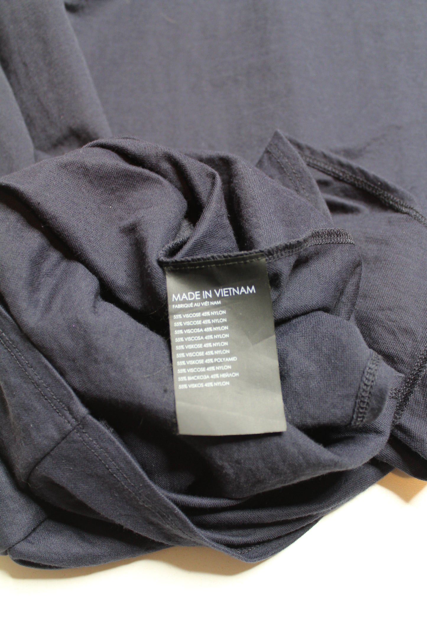 Club Monaco navy short sleeve shirt dress, size xs (oversized fit)