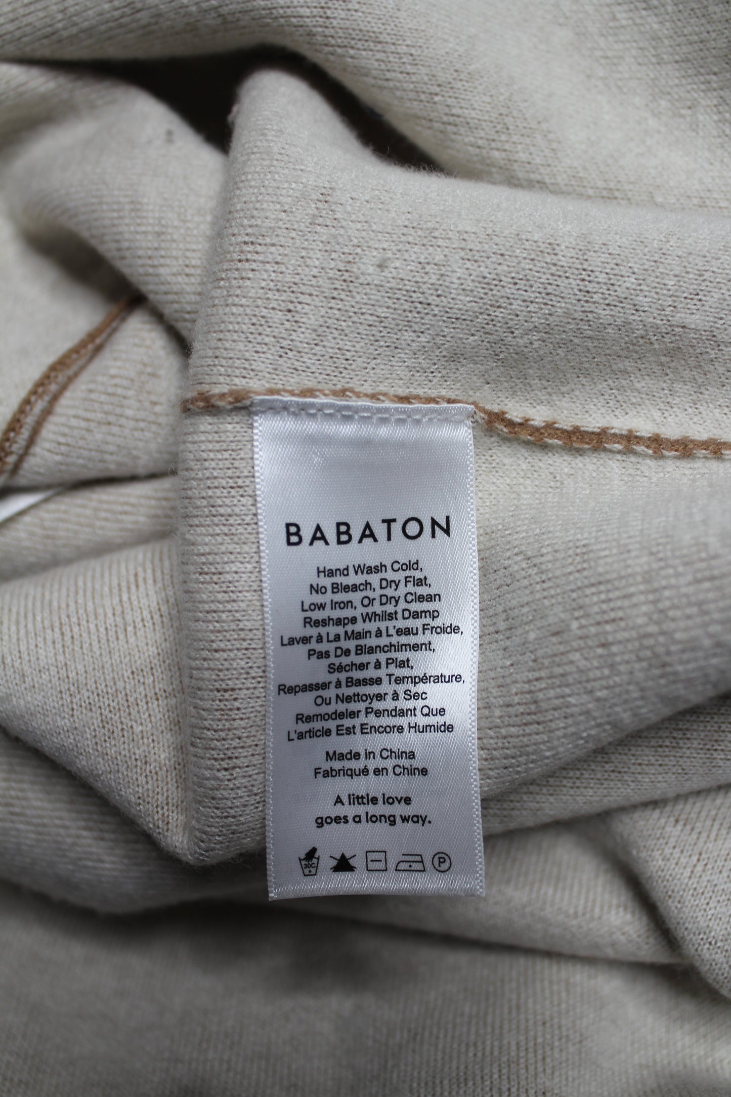 Aritzia babaton camel/birch ‘lance’ cardigan, size xs (loose fit)