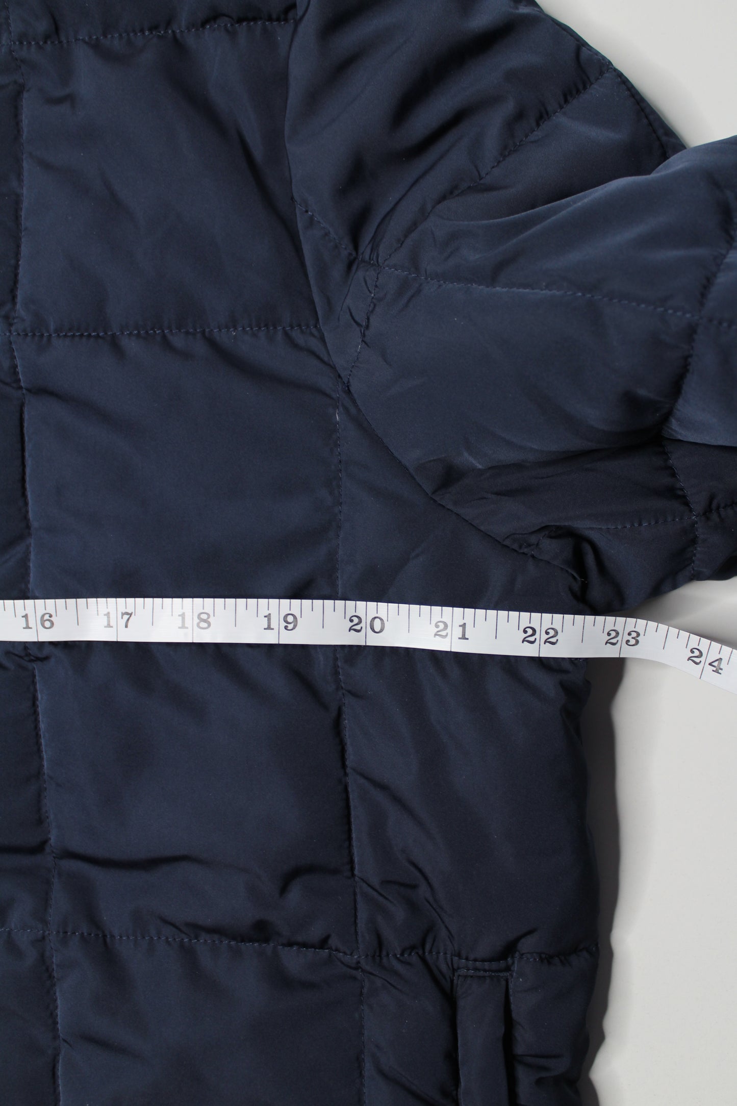 Frank And Oak navy quilted bomber jacket, size large (additional 50% off)