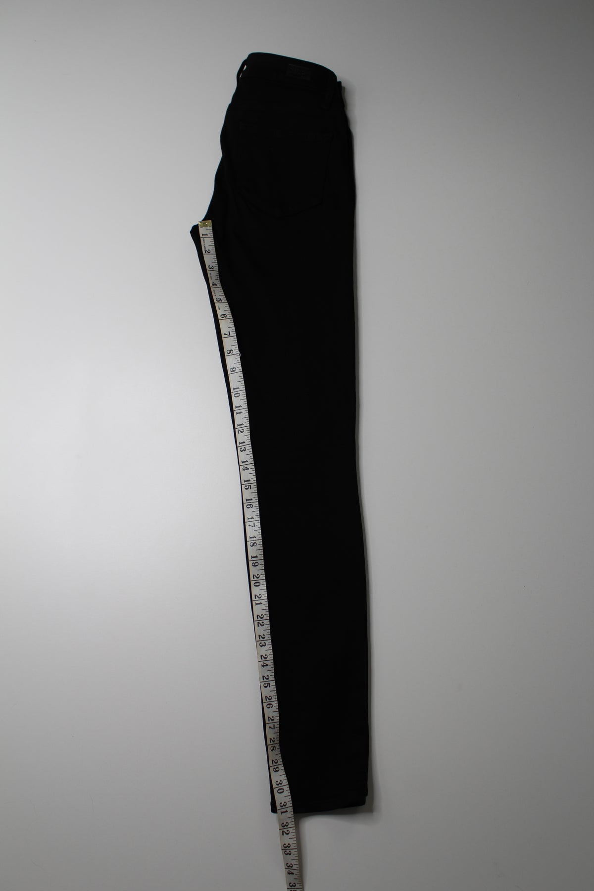 Paige black ‘verdugo’ mid rise ultra skinny denim jeans, size 25 (sale: was $58)