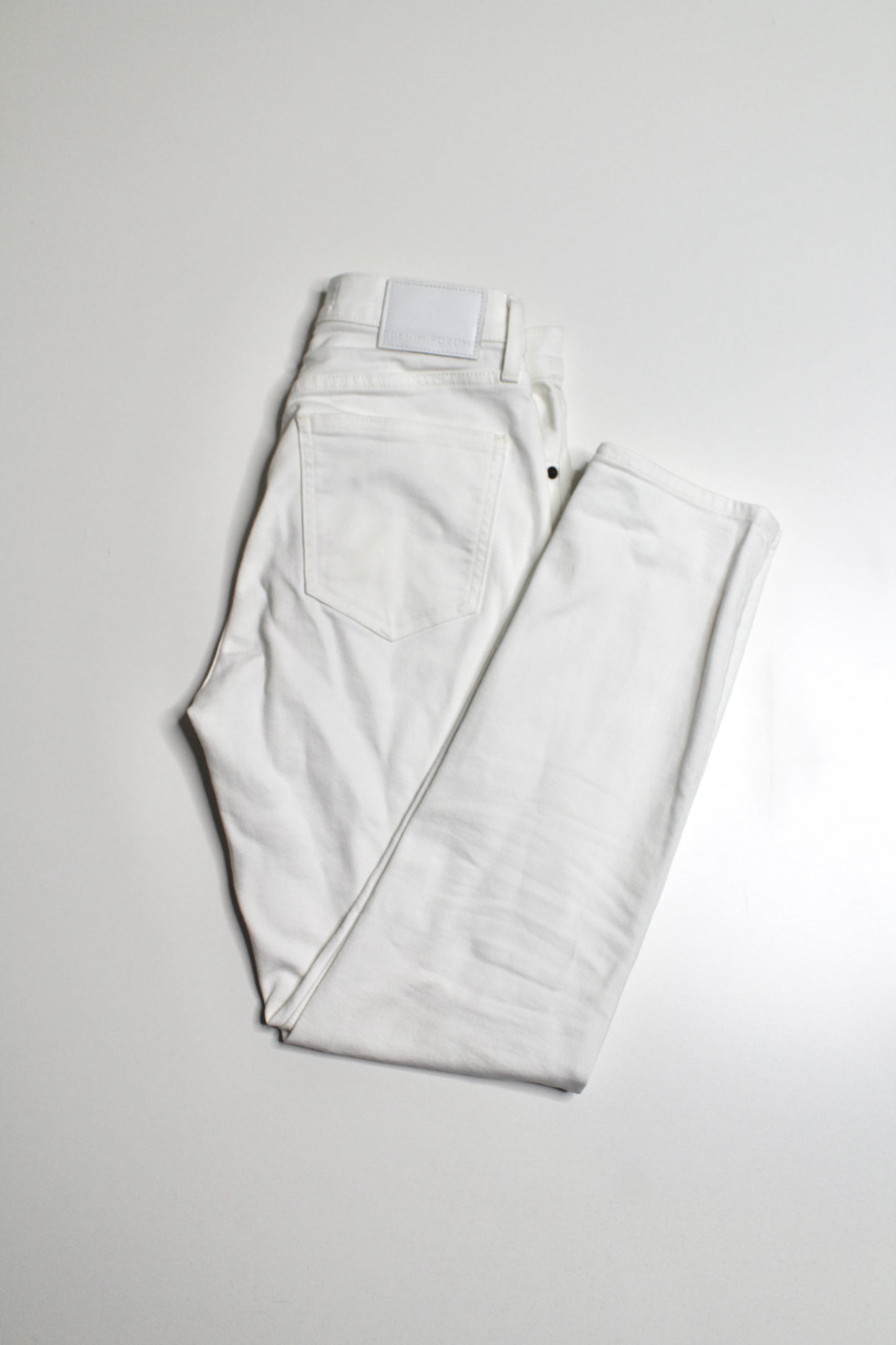 Aritzia Denim Forum white yoko high rise slim jeans, size 25 (price reduced: was $48)