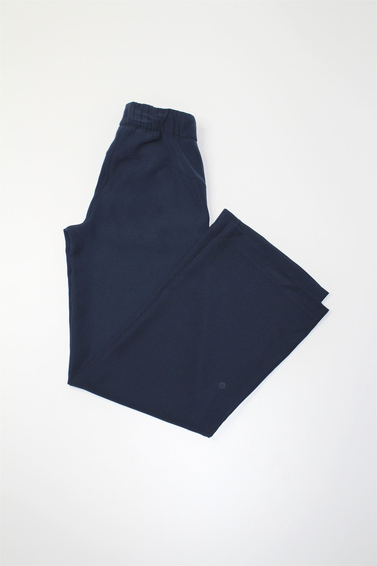 Lululemon navy wide leg on the fly pant, size 4 (29")
