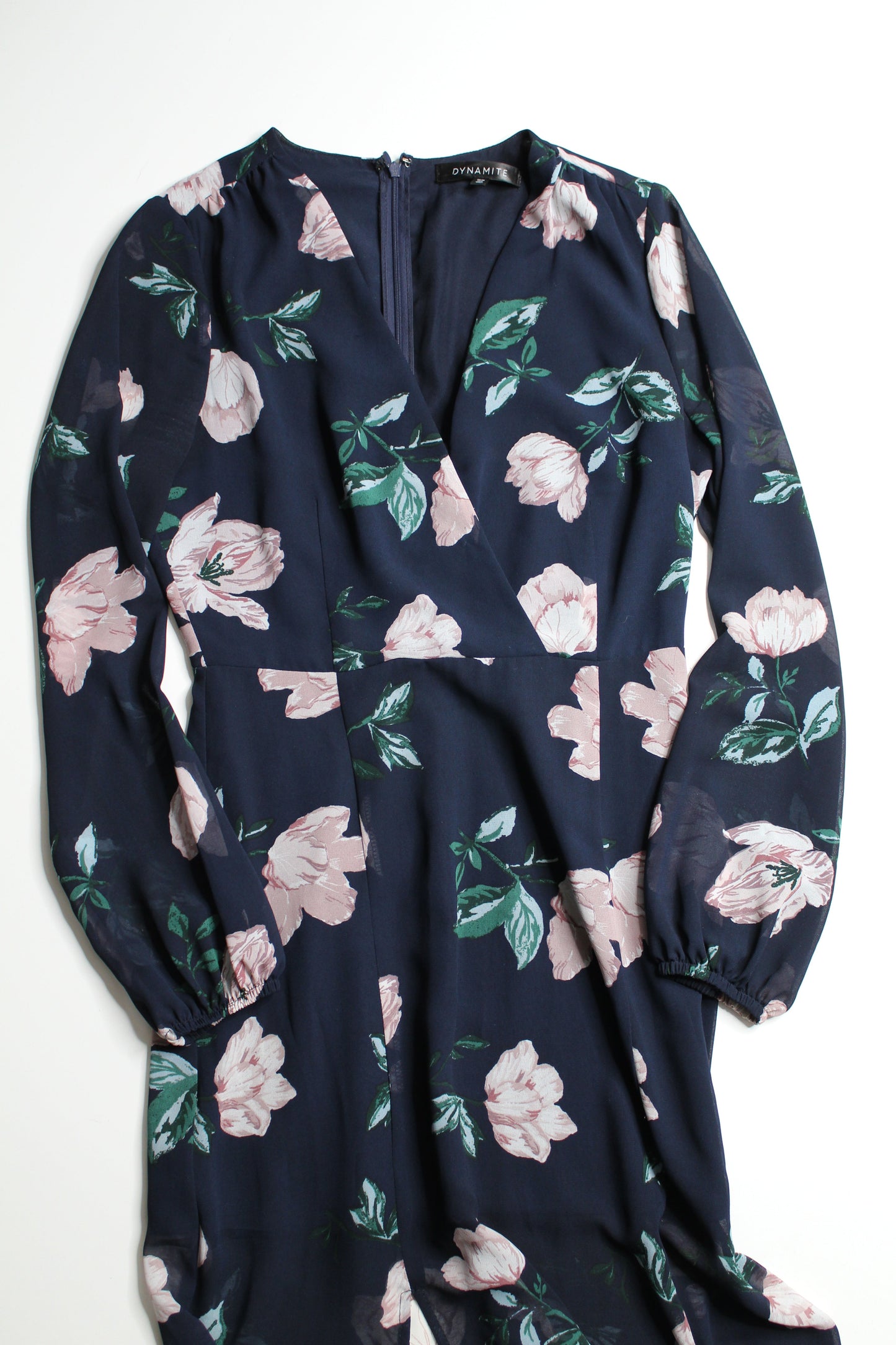 Navy floral dress, size xs (price reduced: was $30)