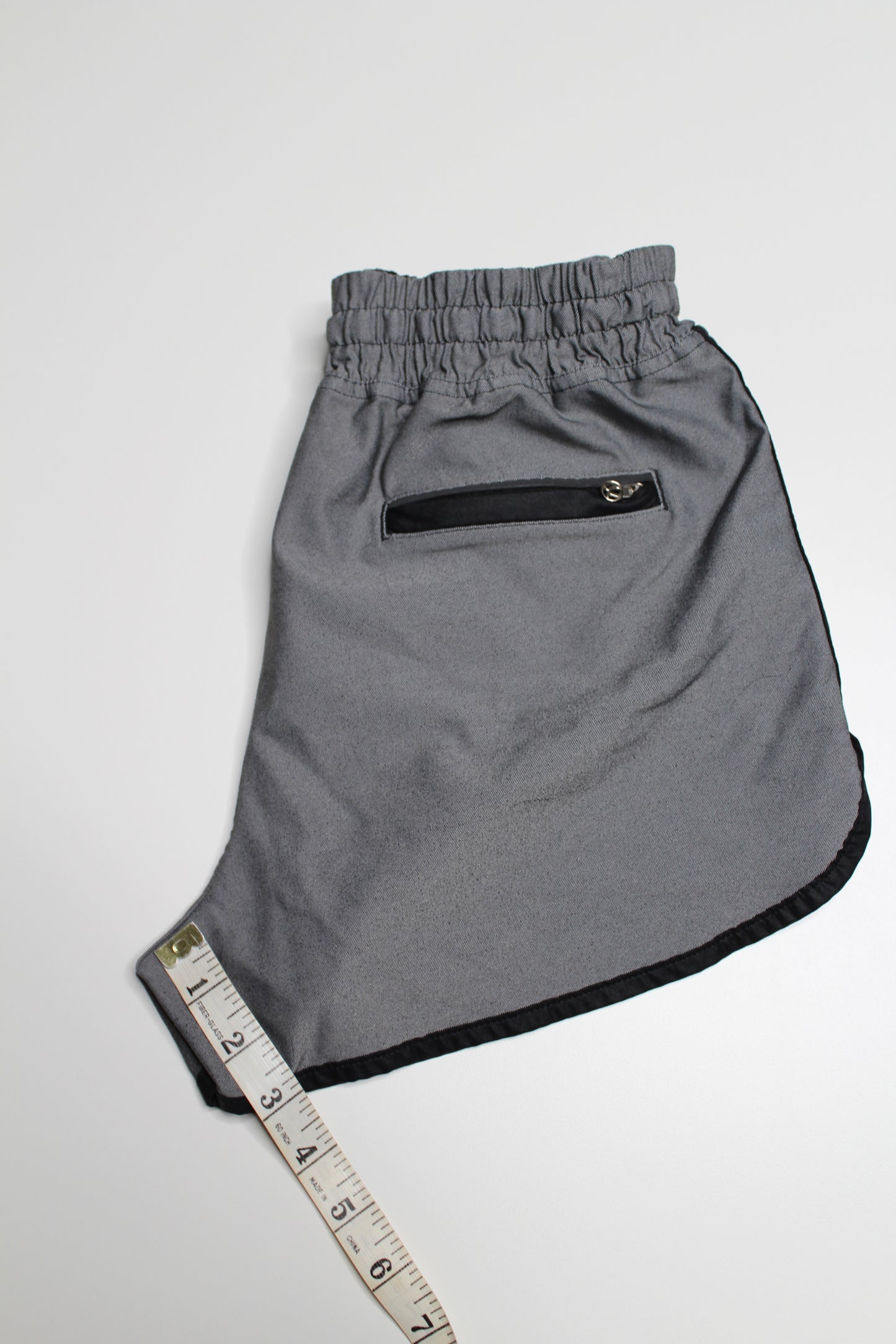 Lululemon grey unlined shorts, size 4 (price reduced: was $25)