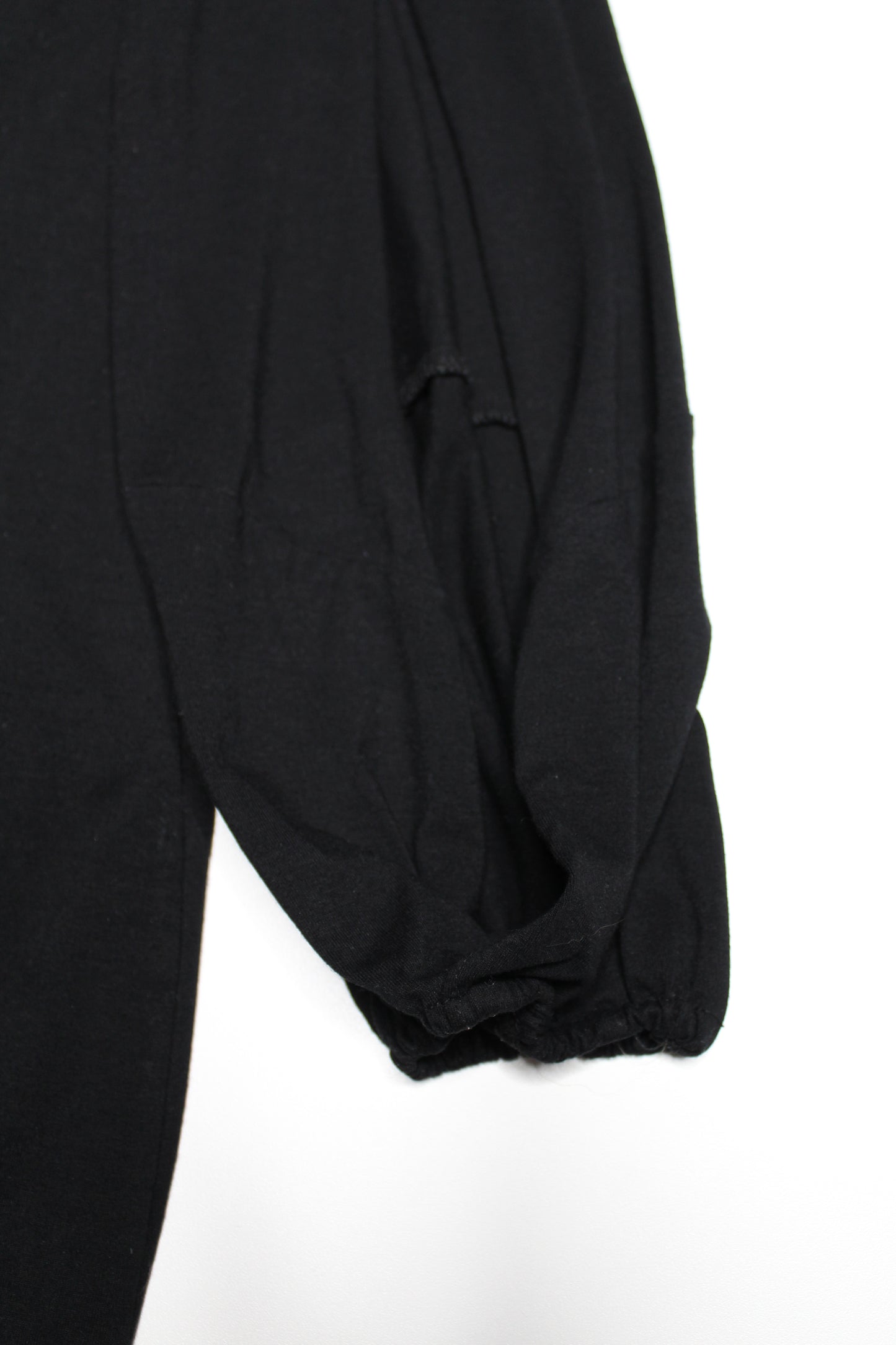 Cynthia Rowley black slit sleeve boat neck dress, size xs (loose fit) (additional 50% off)