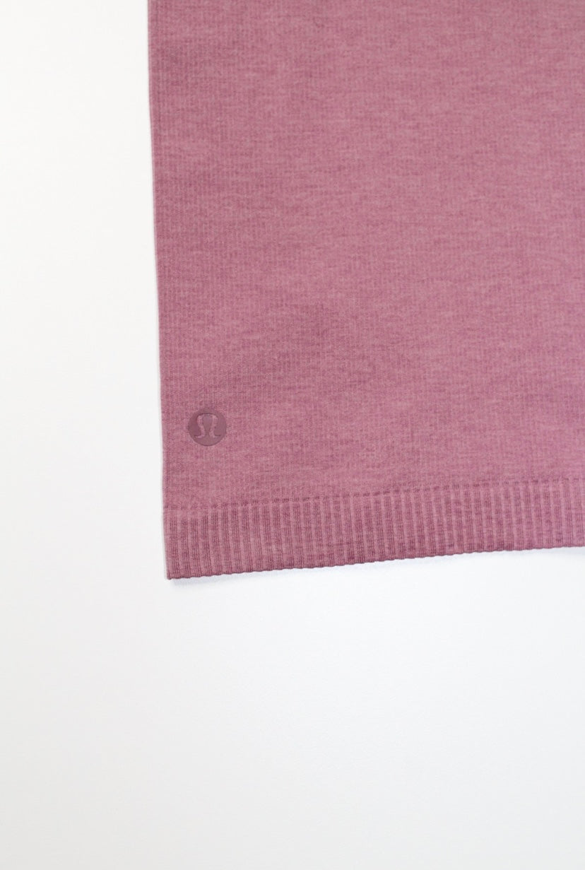 Lululemon plumful seek simplicity ribbed tank, size 4 *reversible