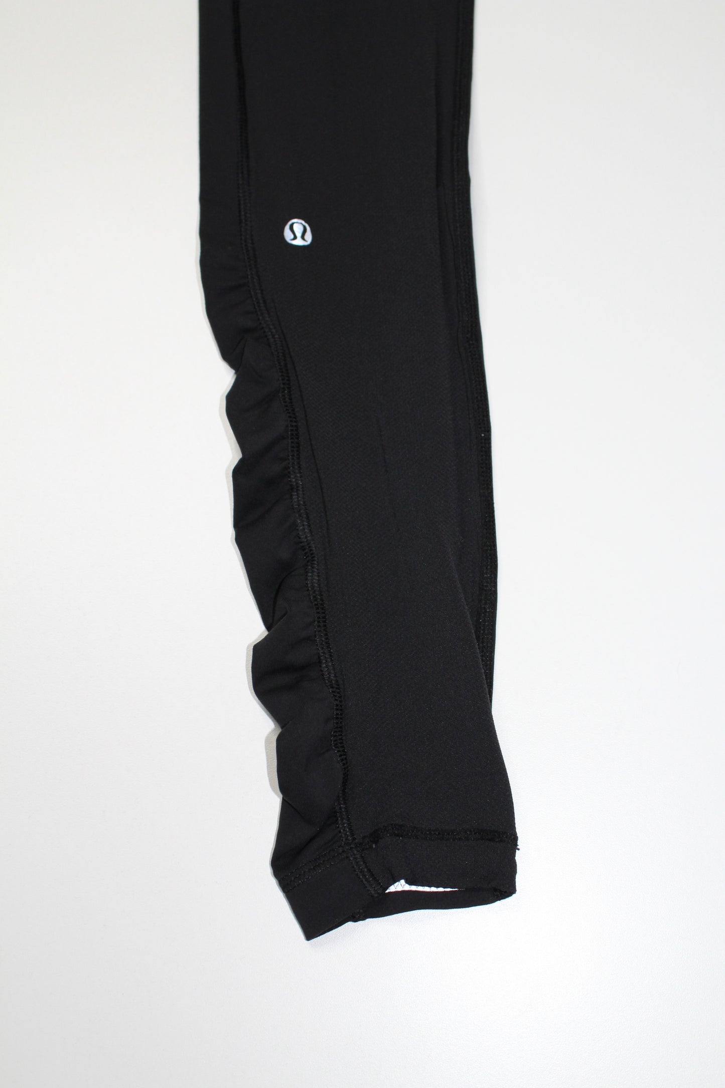 Lululemon black run tights, size 4 (was $48)