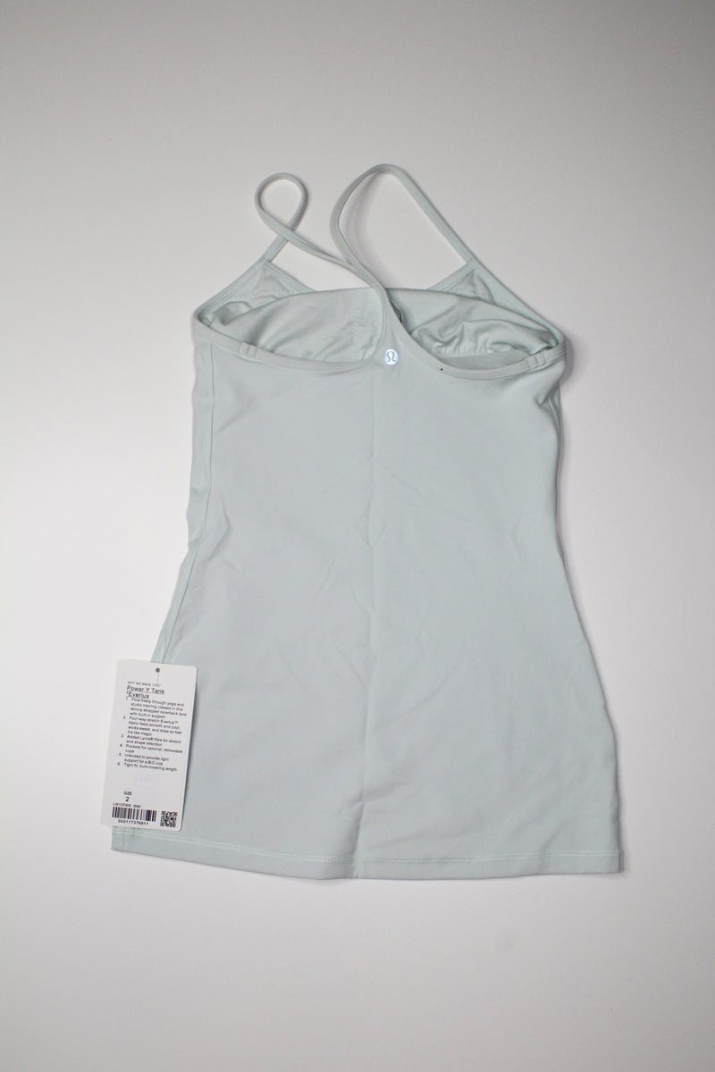 Lululemon light mint power y tank, size 2 *new with tags (price reduce –  Belle Boutique Consignment
