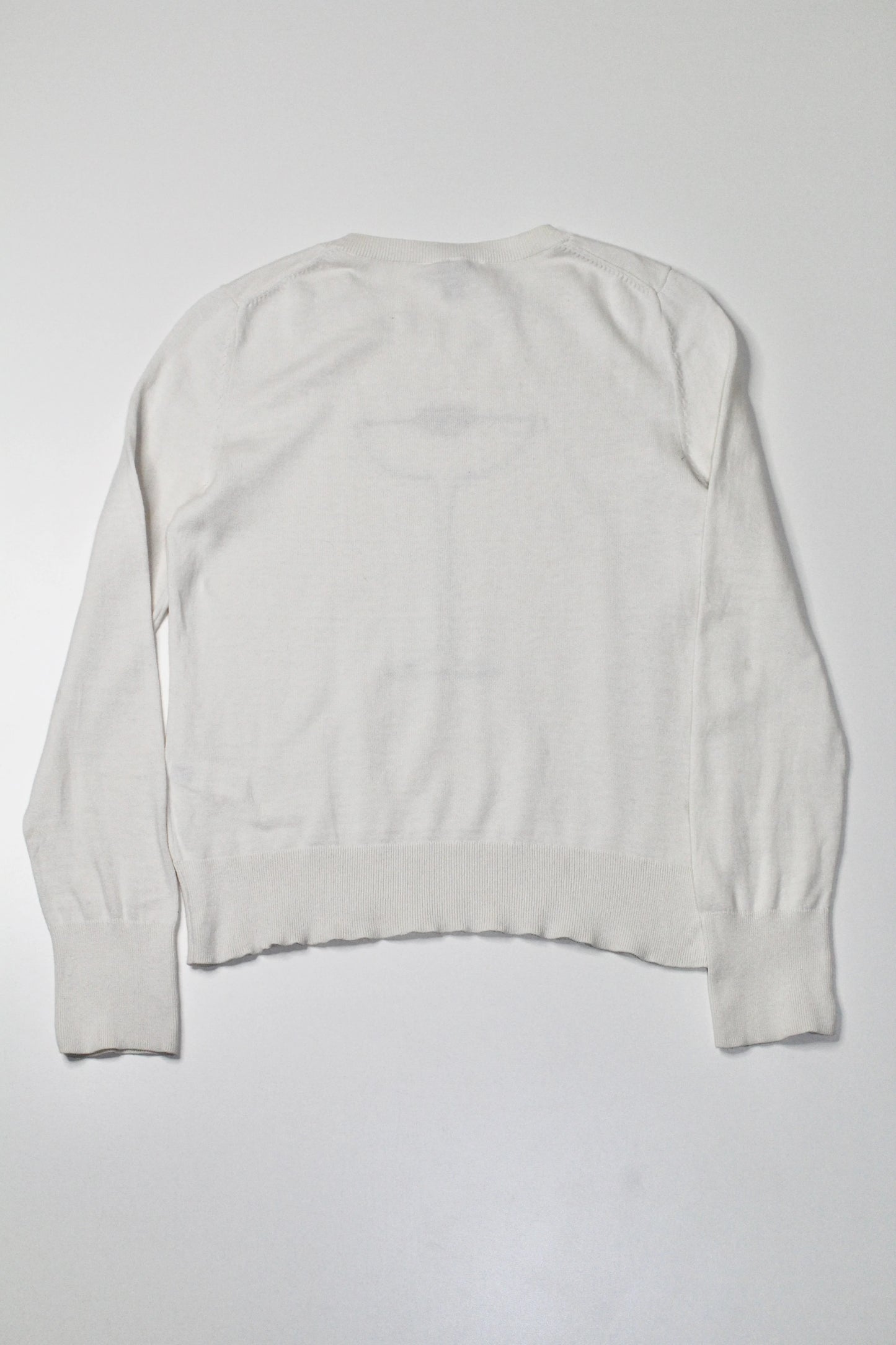 Kate Spade cream ‘martini kiss’ sweater, size large (fits like medium)