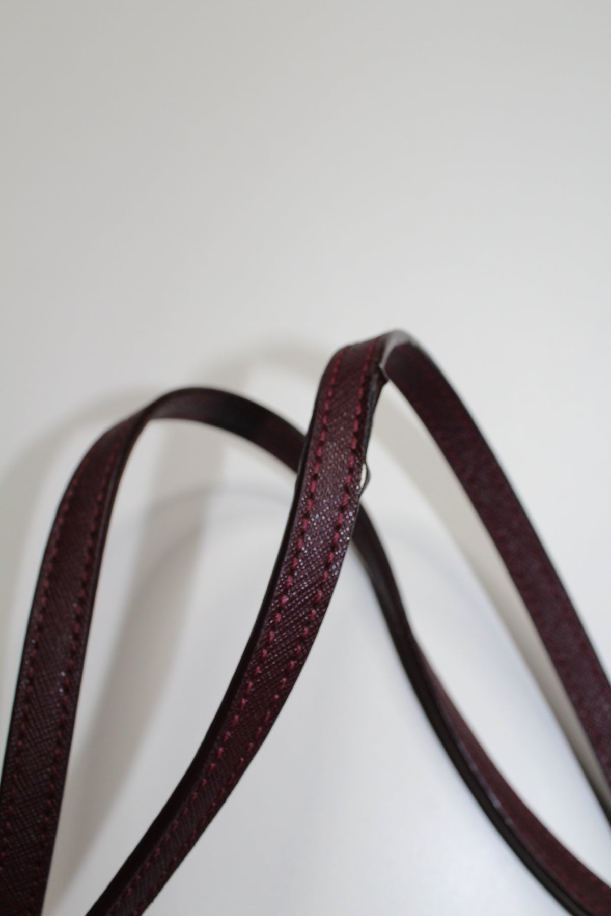 Tory Burch dark plum large laptop tote (sale: was $200)