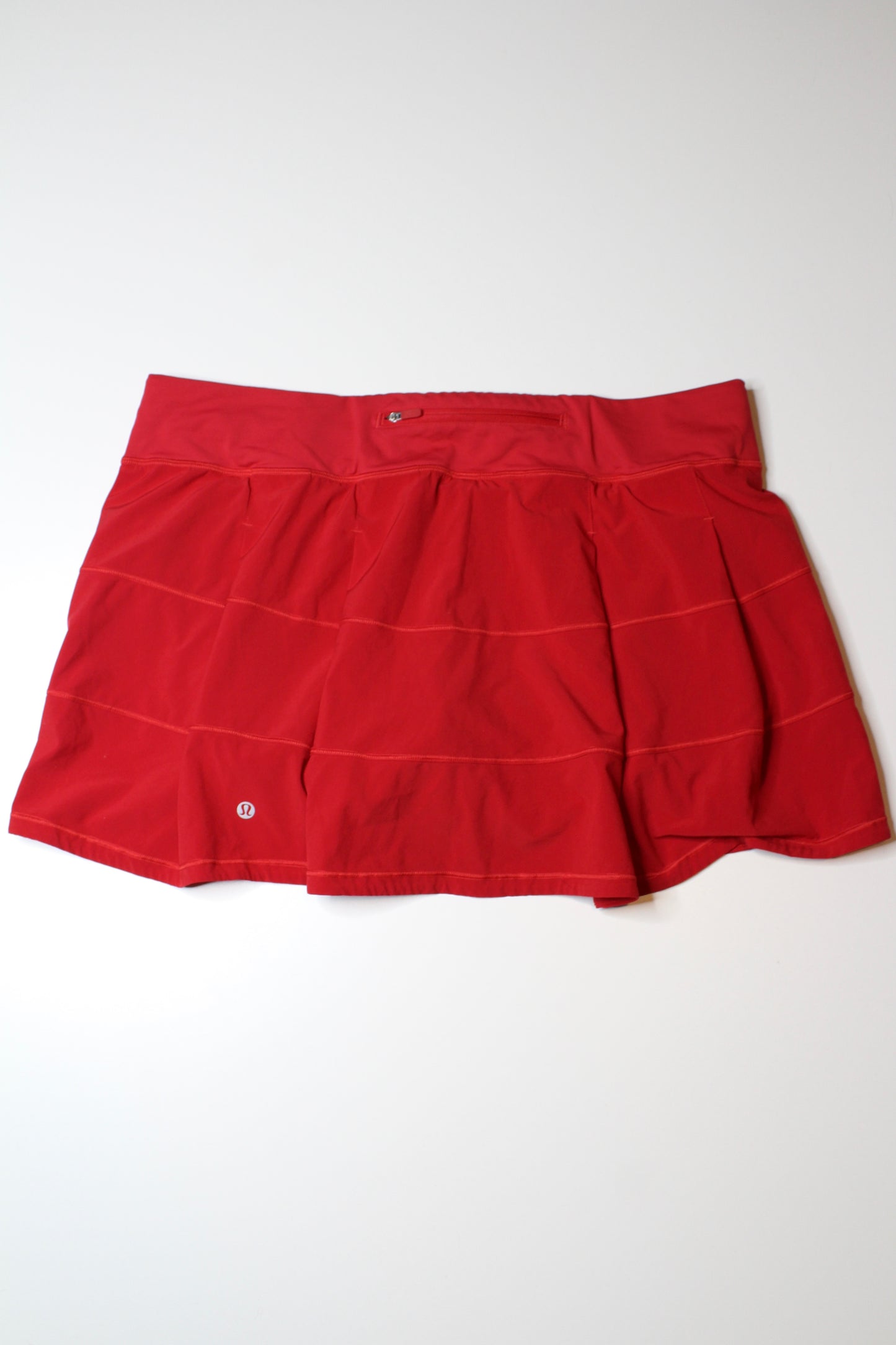 Lululemon dark red pace rival skirt, size 14 *tall