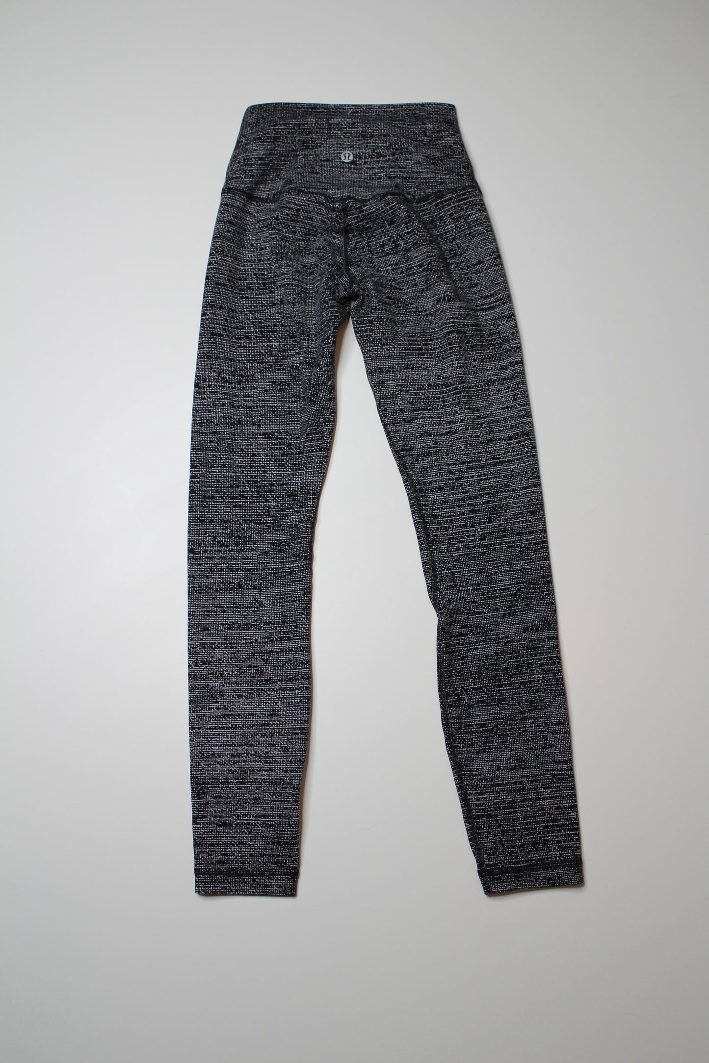 Lululemon twillines ice grey black ‘align’ leggings, size 2 (25”) (sale: was $48)