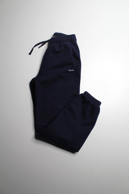 Roots navy joggers, size xsmall (relaxed fit)