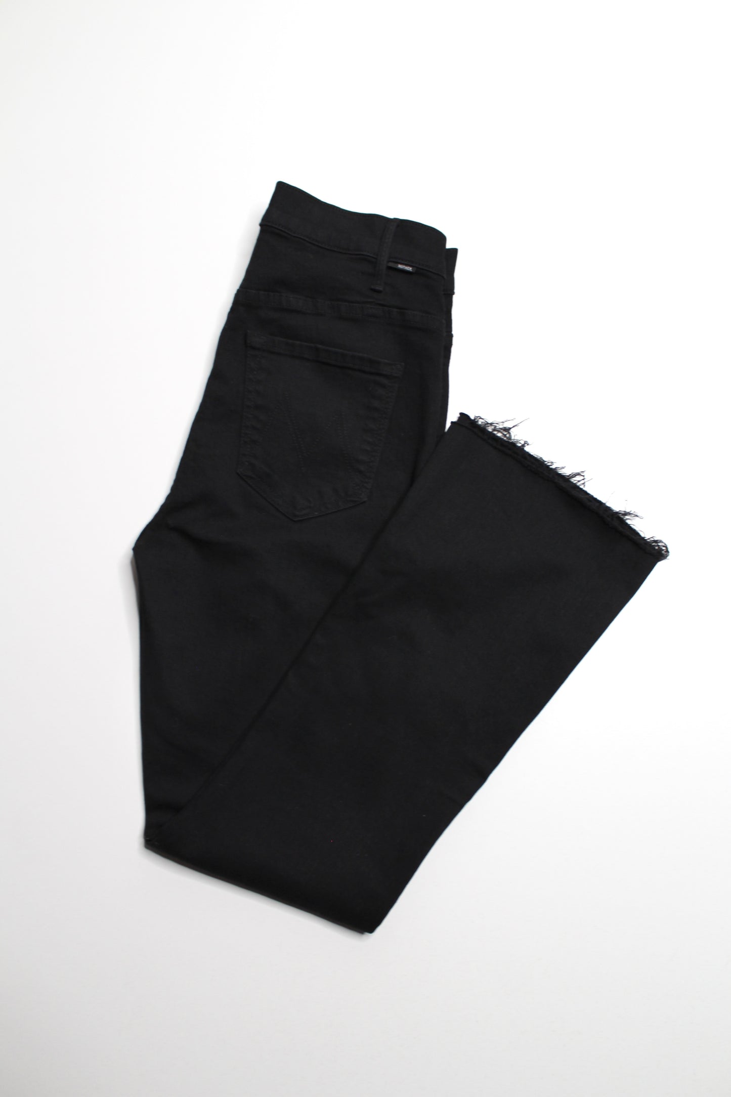 Mother not guilt (black) ‘hustler ankle fray’ jeans, size 27