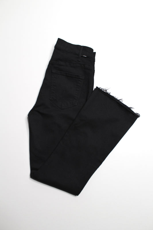 Mother not guilt (black) ‘hustler ankle fray’ jeans, size 27