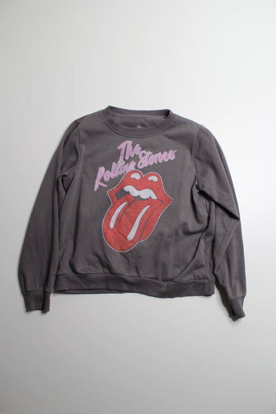 The Rolling Stones grey lightweight crew neck sweater, size medium