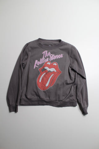 The Rolling Stones grey lightweight crew neck sweater, size medium