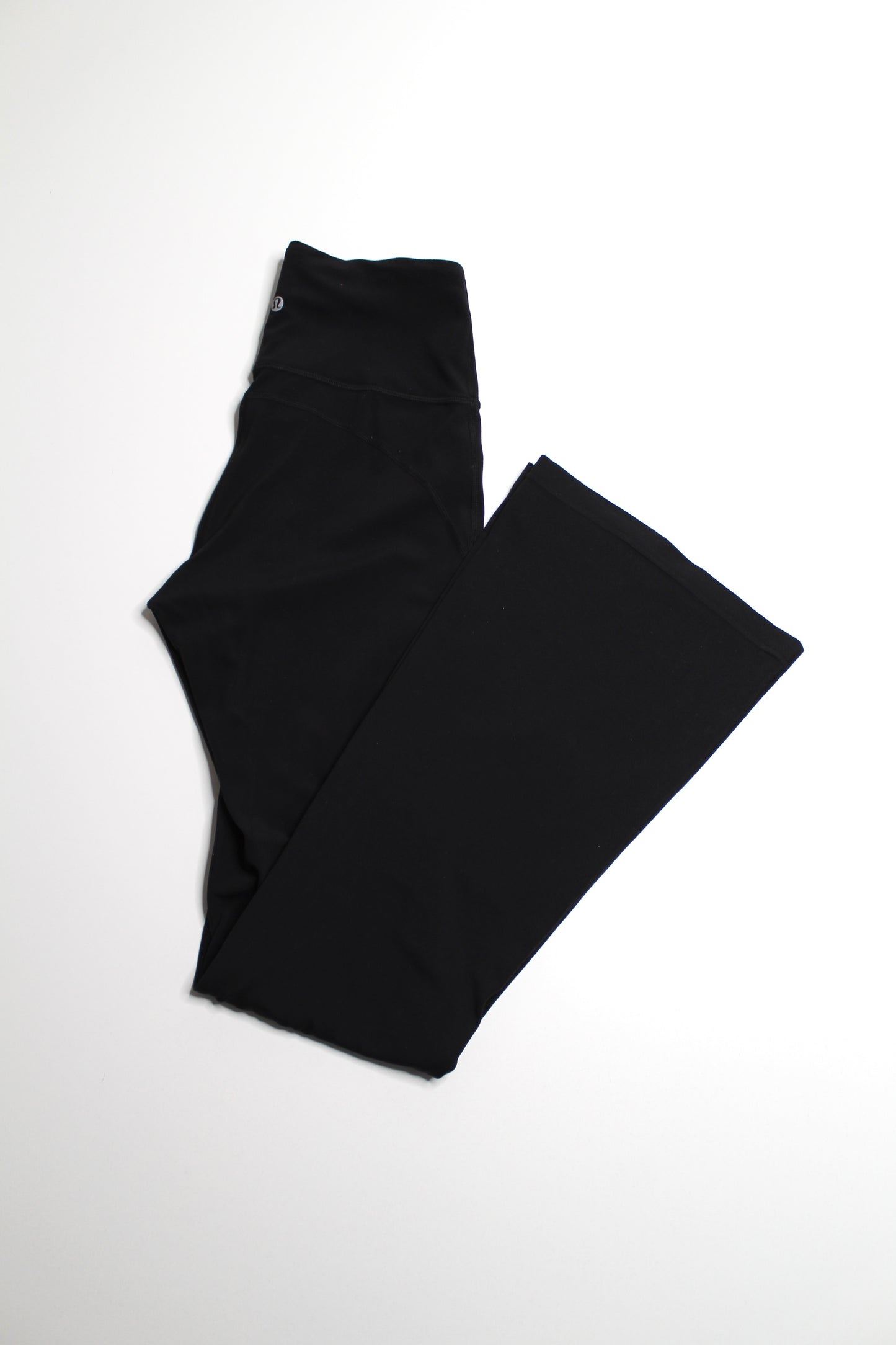 Lululemon black groove super high rise flared pant, size 6 *nulu (price reduced: was $58)