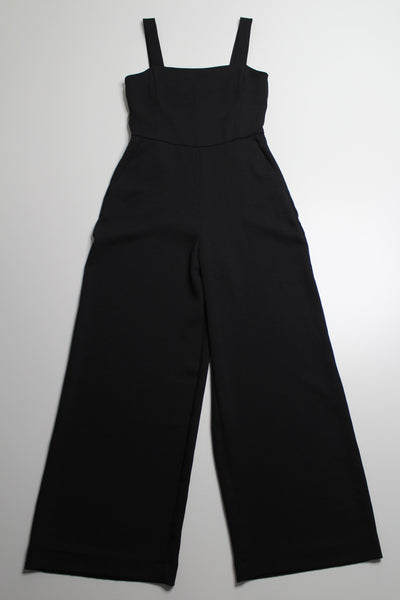 Aritzia wilfred black ‘picard’ wide leg jumpsuit, size 2 (size small)