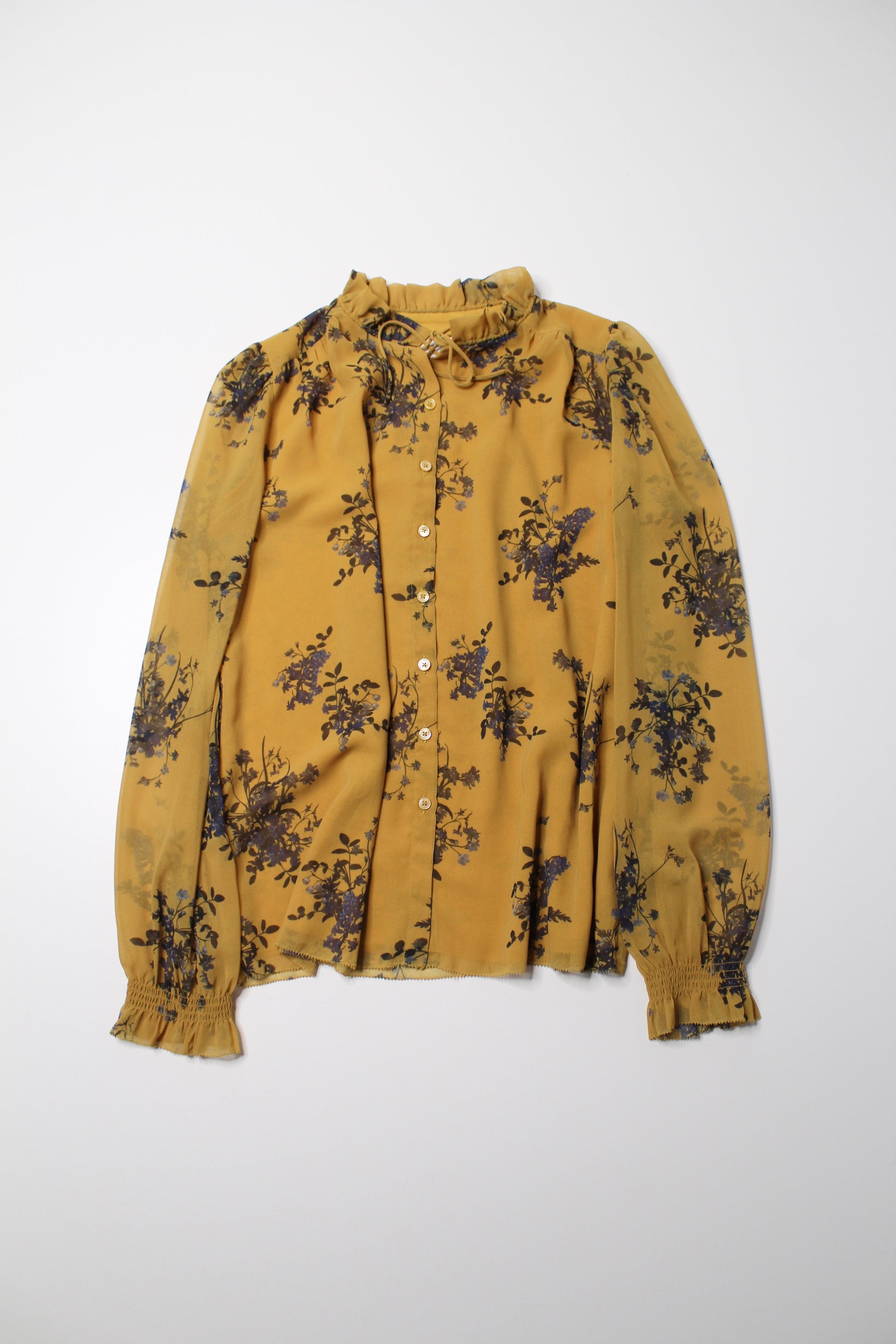 Aritzia wilfred chiffon ‘alexis’ blouse, size xsmall