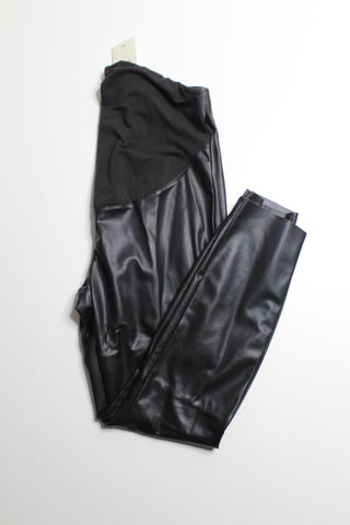 H&M vegan leather maternity pant, size large *new with tags (price reduced: was $30)