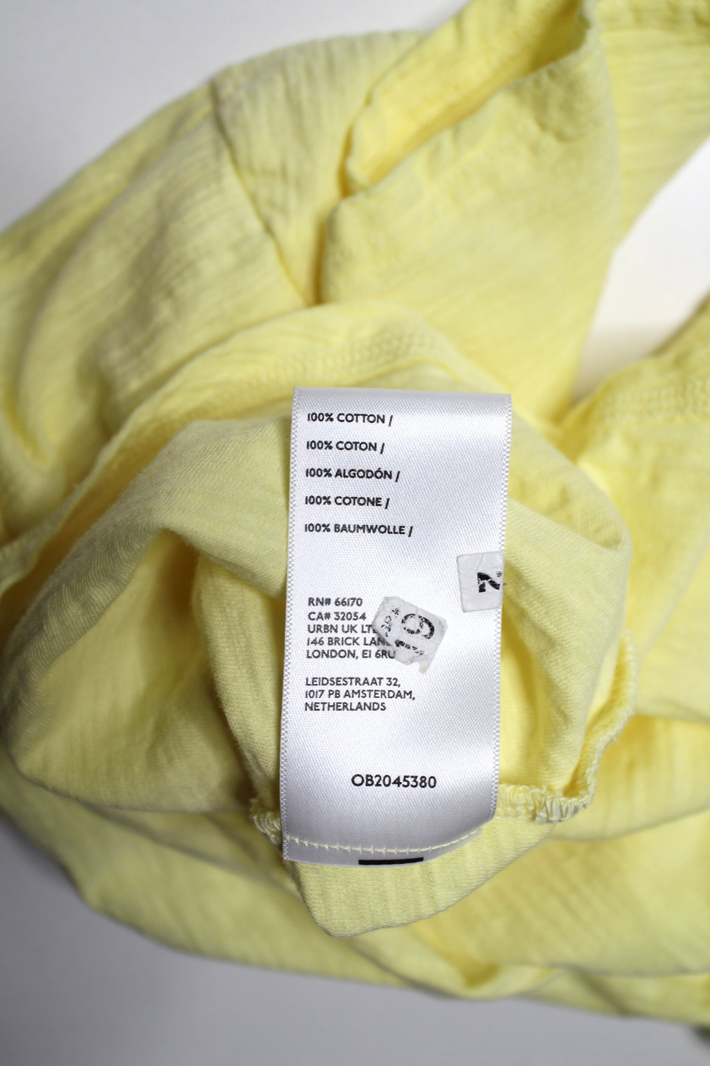 Anthropologie Pilcro yellow t shirt, size medium (sale: was $25)
