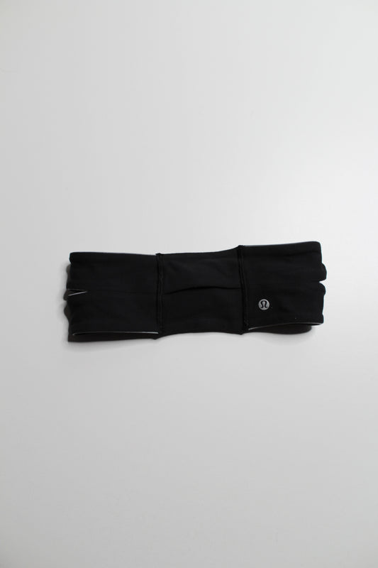 Lululemon black run reflective headband/ear-warmer