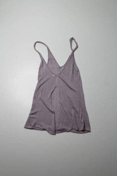 Lululemon x Taryn Toomey faint mauve ‘heart opener’ knit cami, size 4 (loose fit)