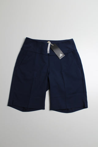 Adidas womens navy ultimate 365 modern bermuda golf shorts, size xs *new with tags (price reduced: was $60) 2024 release