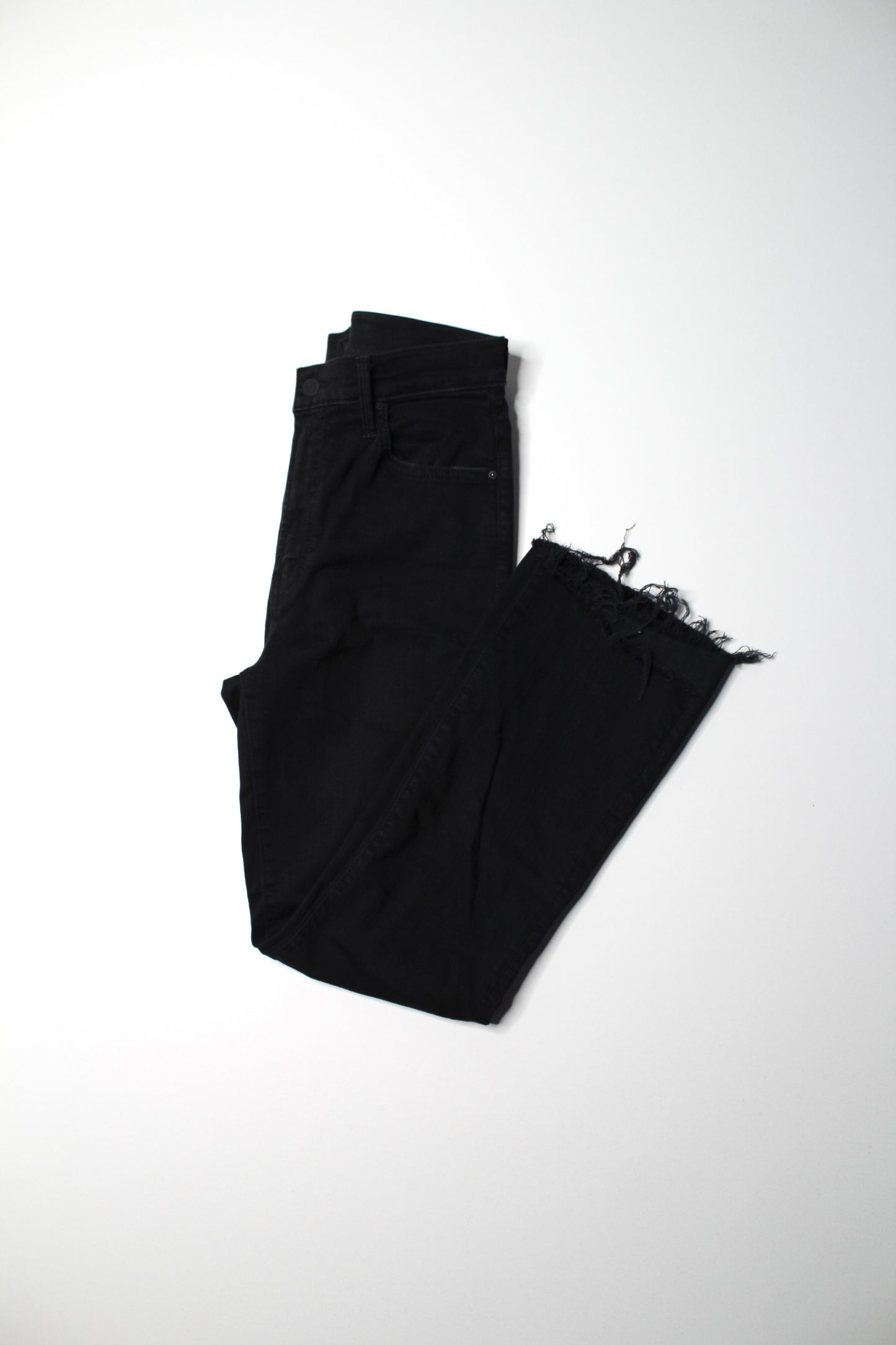 Mother not guilty (black) ‘the insider step fray’ jeans, size 28 (27”)