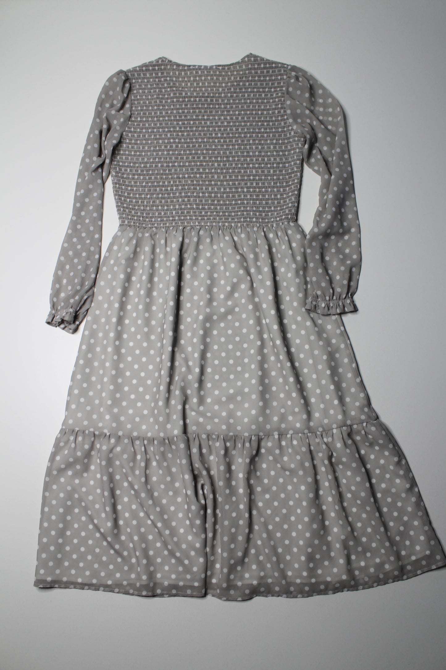 Mad About Style x Jillian Harris polka dot ‘grace’ midi dress, size large (fits like medium)
