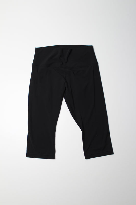 Lululemon black ‘align’ crop legging, size 12 (17”) (sale: was $4&)