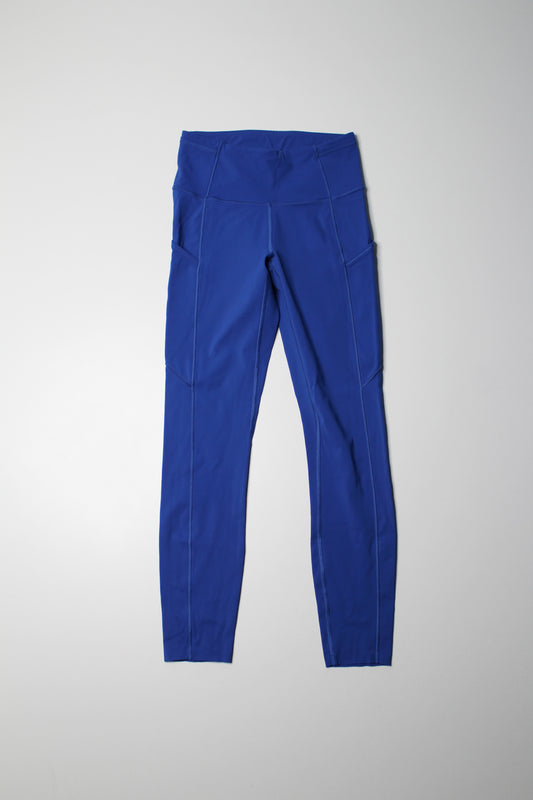 Lululemon blazer blue ‘fast and free’ tight, size 4 (25) *non reflective