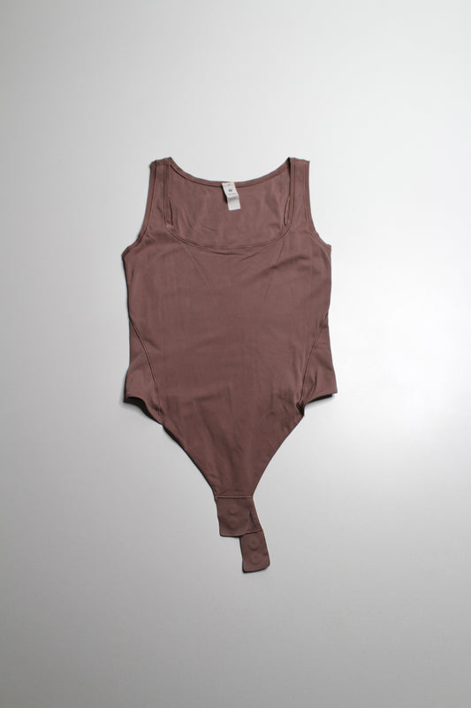 Lululemon ‘wundermost ultra soft nulu square neck’ bodysuit, size small (ON HOLD/PENDING EMT)