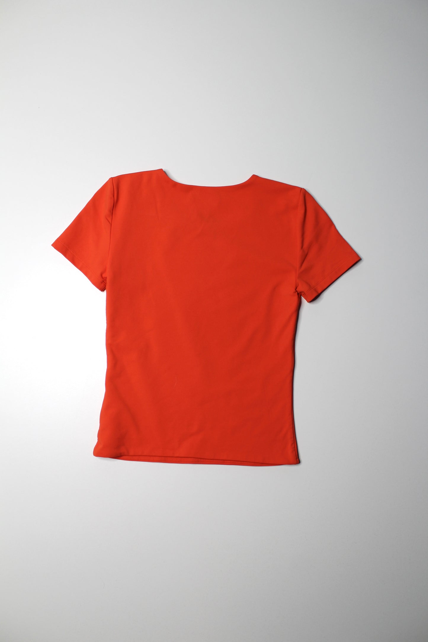 Aritzia Babaton orange ‘contour crew’ short sleeve, size small