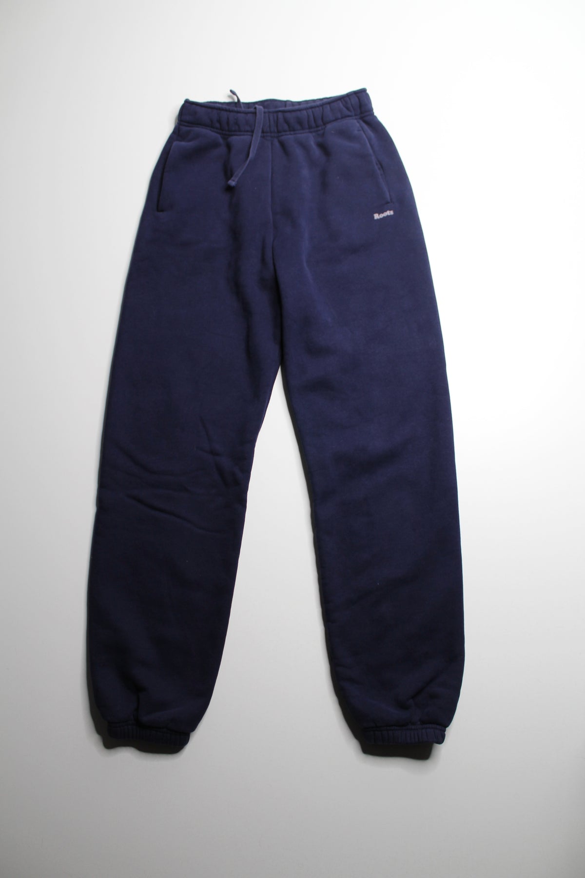 Roots navy joggers, size xsmall (relaxed fit)