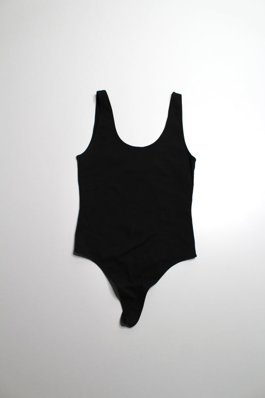 Aritzia Wilfred Free black scoop neck bodysuit, size medium