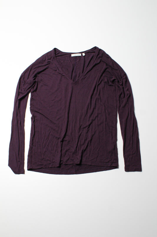 Aritzia Babaton dark plum long sleeve, size xs (loose fit)