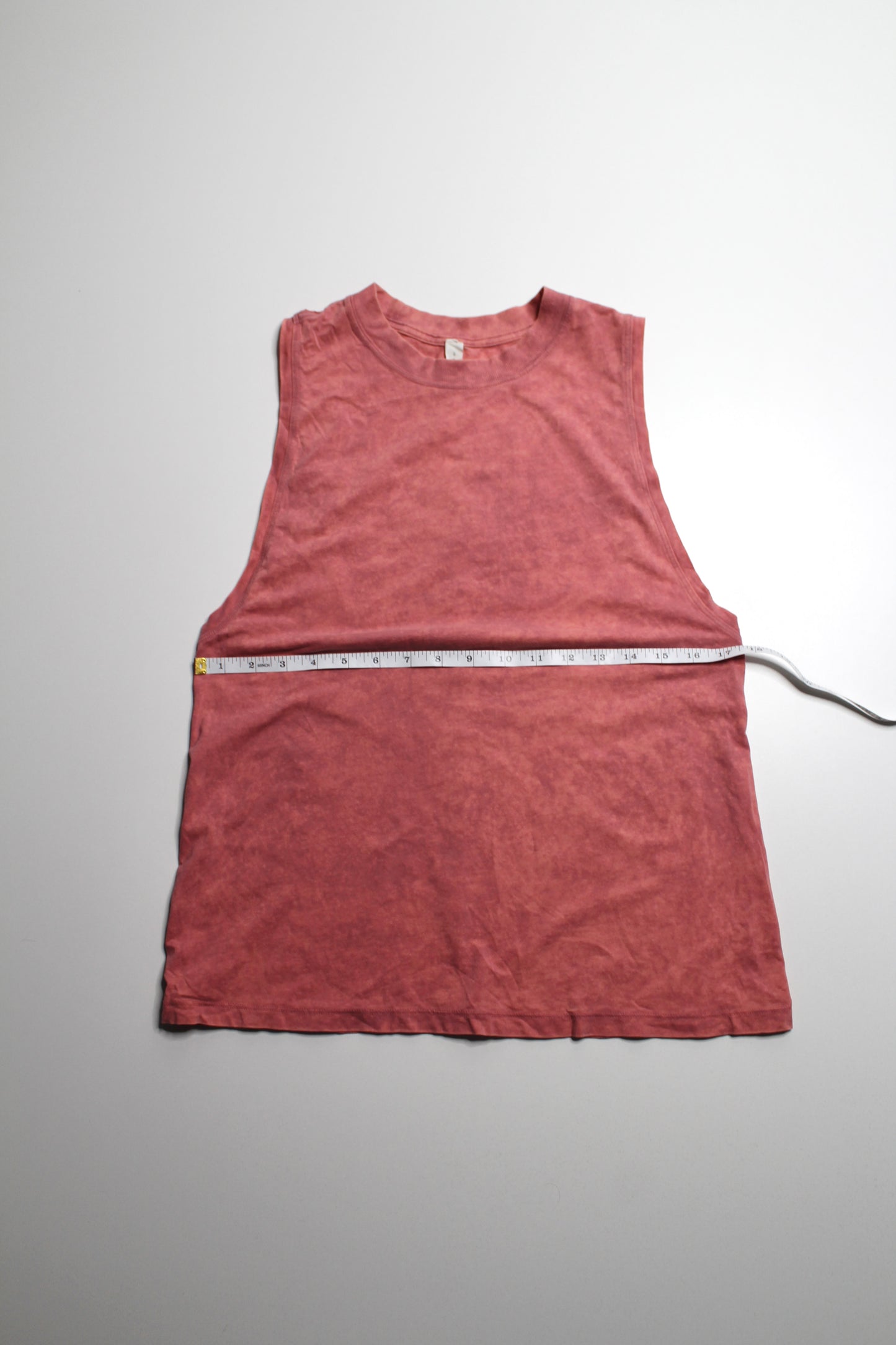 Lululemon coral wash ‘all yours’ tank, size 2 (oversized)