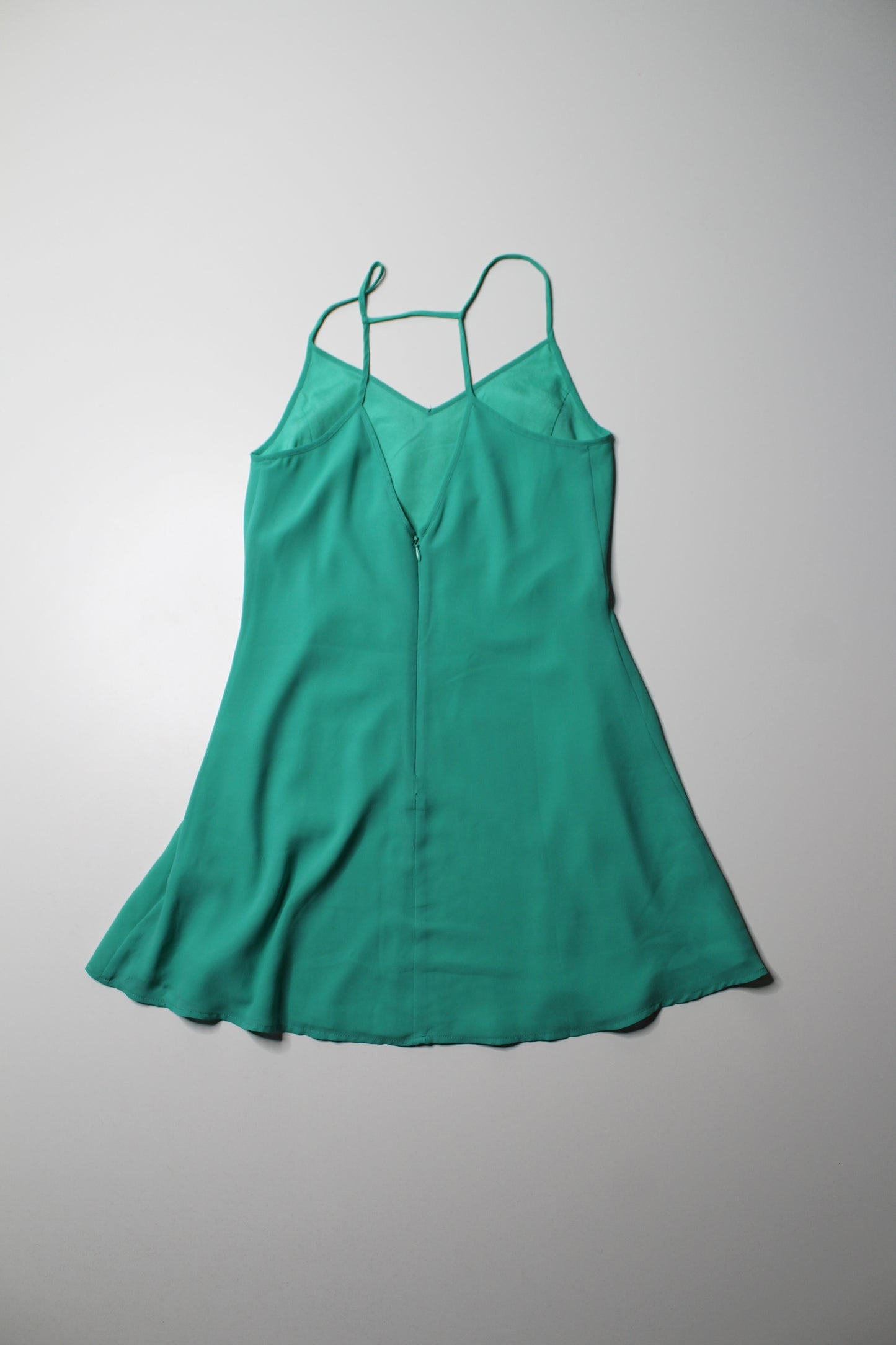 Naked Zebra green slip fit and flare dress, size small (additional 30% off)